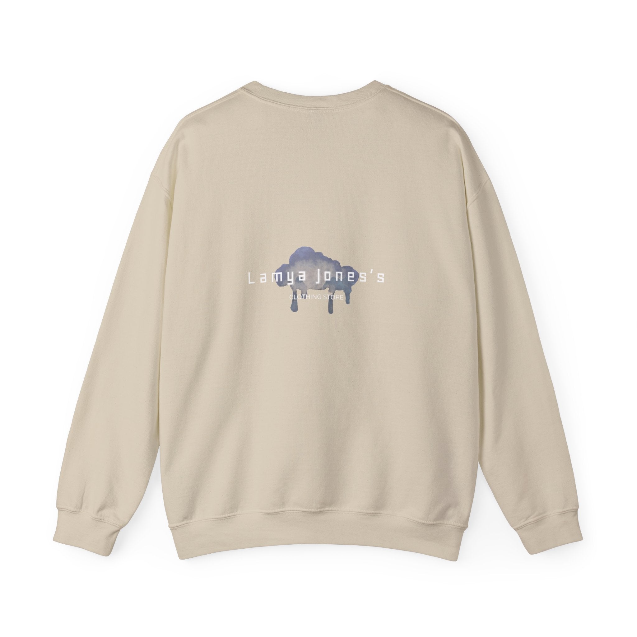 Crewneck Sweatshirt — "Created to Create" Graphic Crewneck for Artists & Creatives