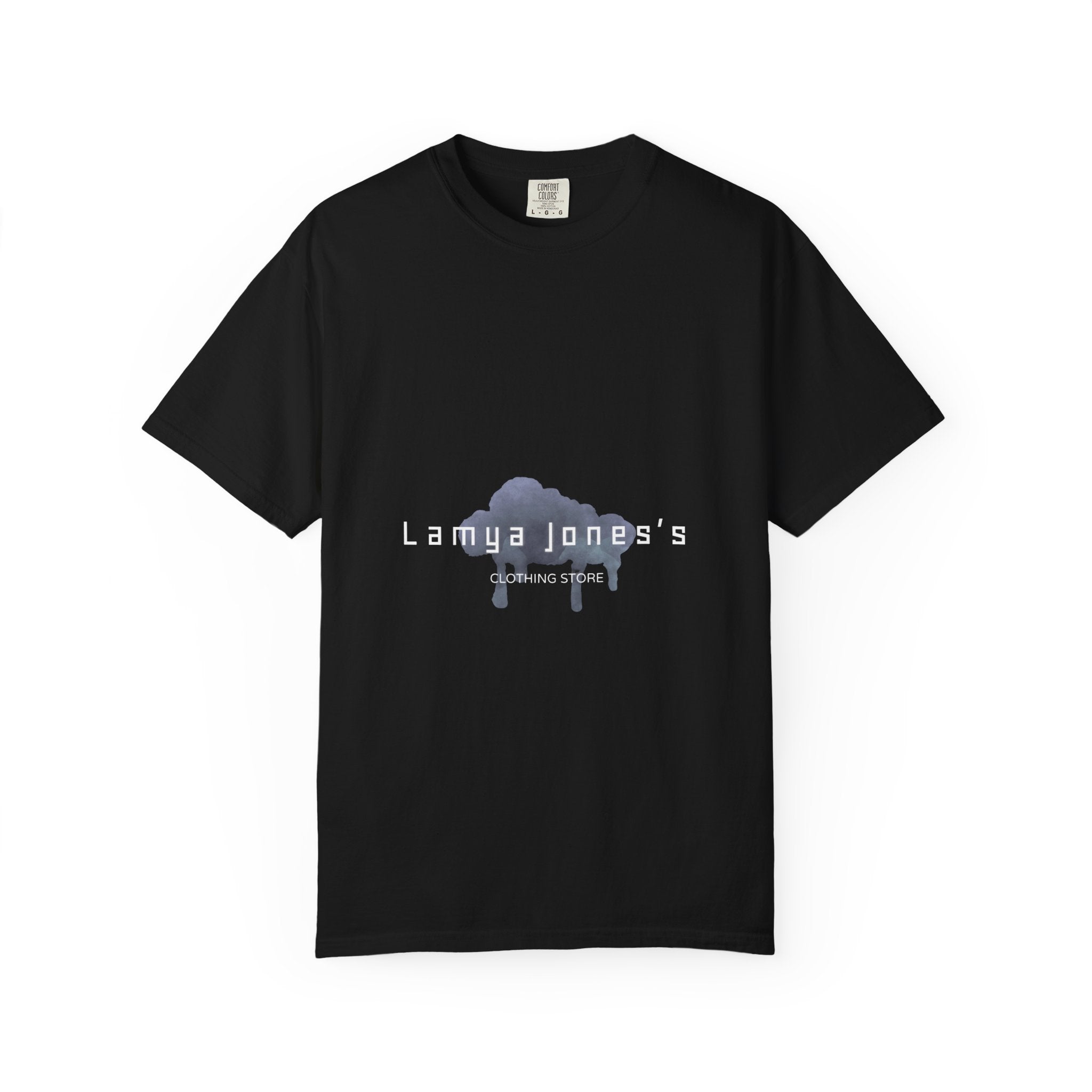 Created to Create Graphic T-Shirt — Drip Cloud Front Design, Inspirational Back Slogan