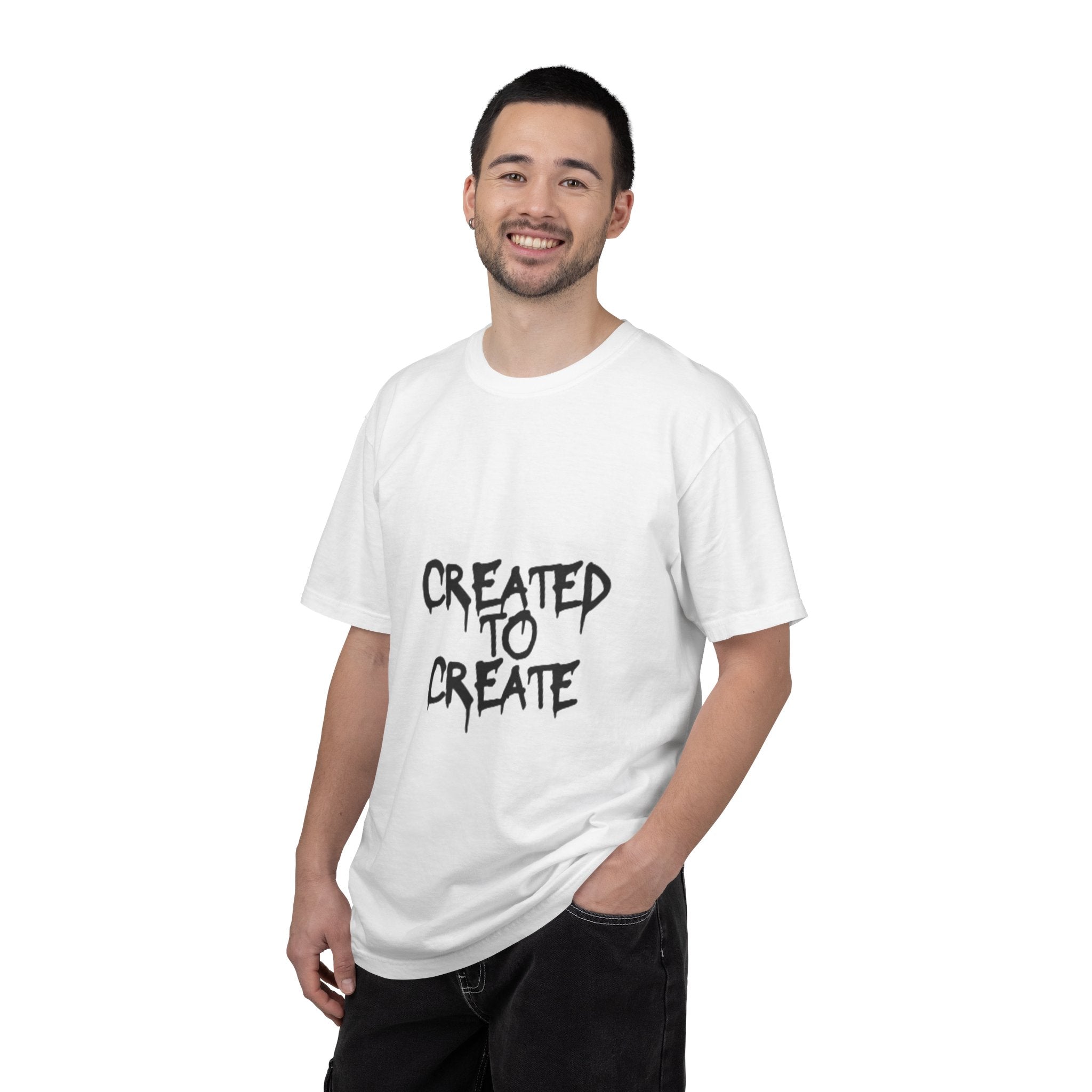 Created to Create T‑Shirt — Inspirational Graphic Tee for Artists & Creators