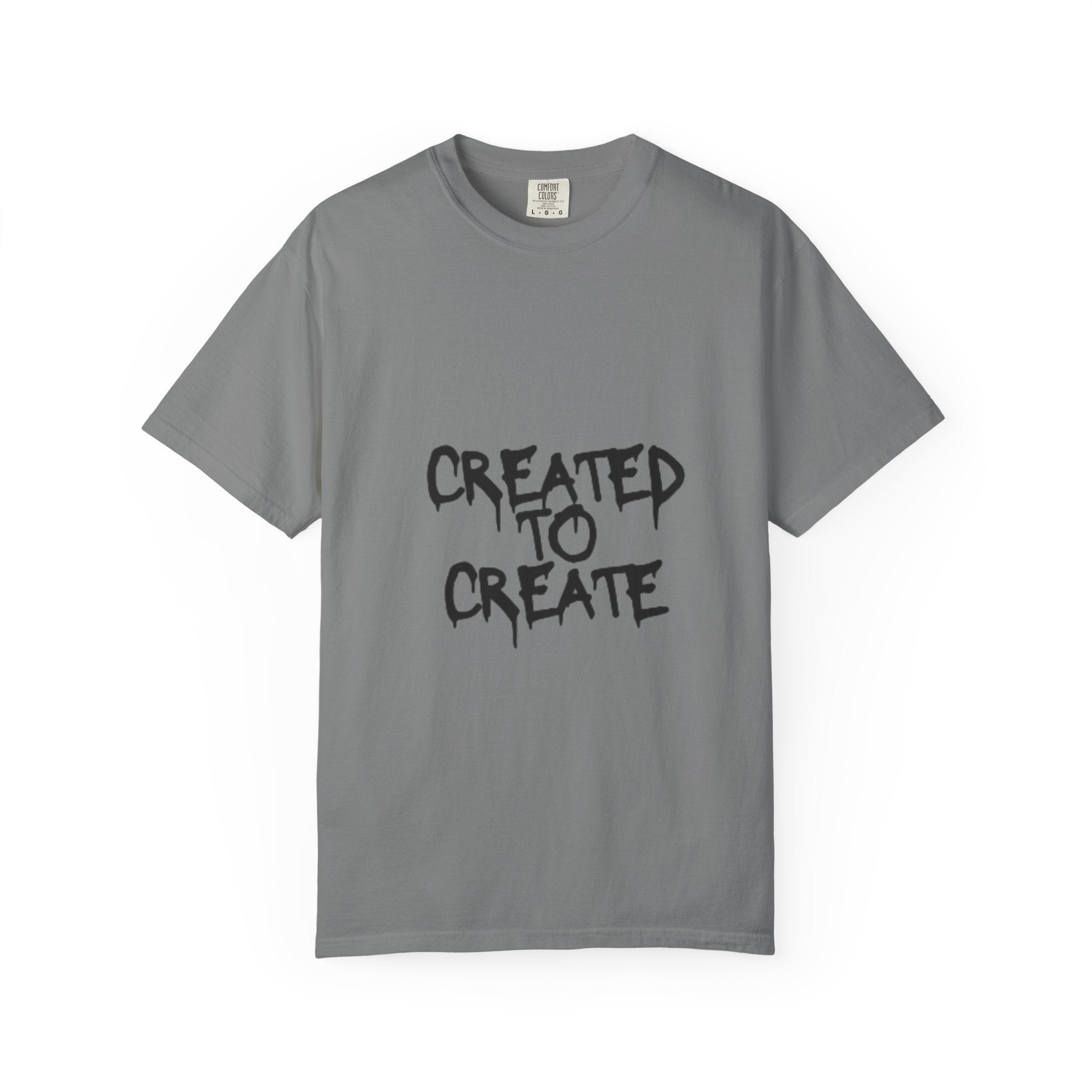 Created to Create T‑Shirt — Inspirational Graphic Tee for Artists & Creators