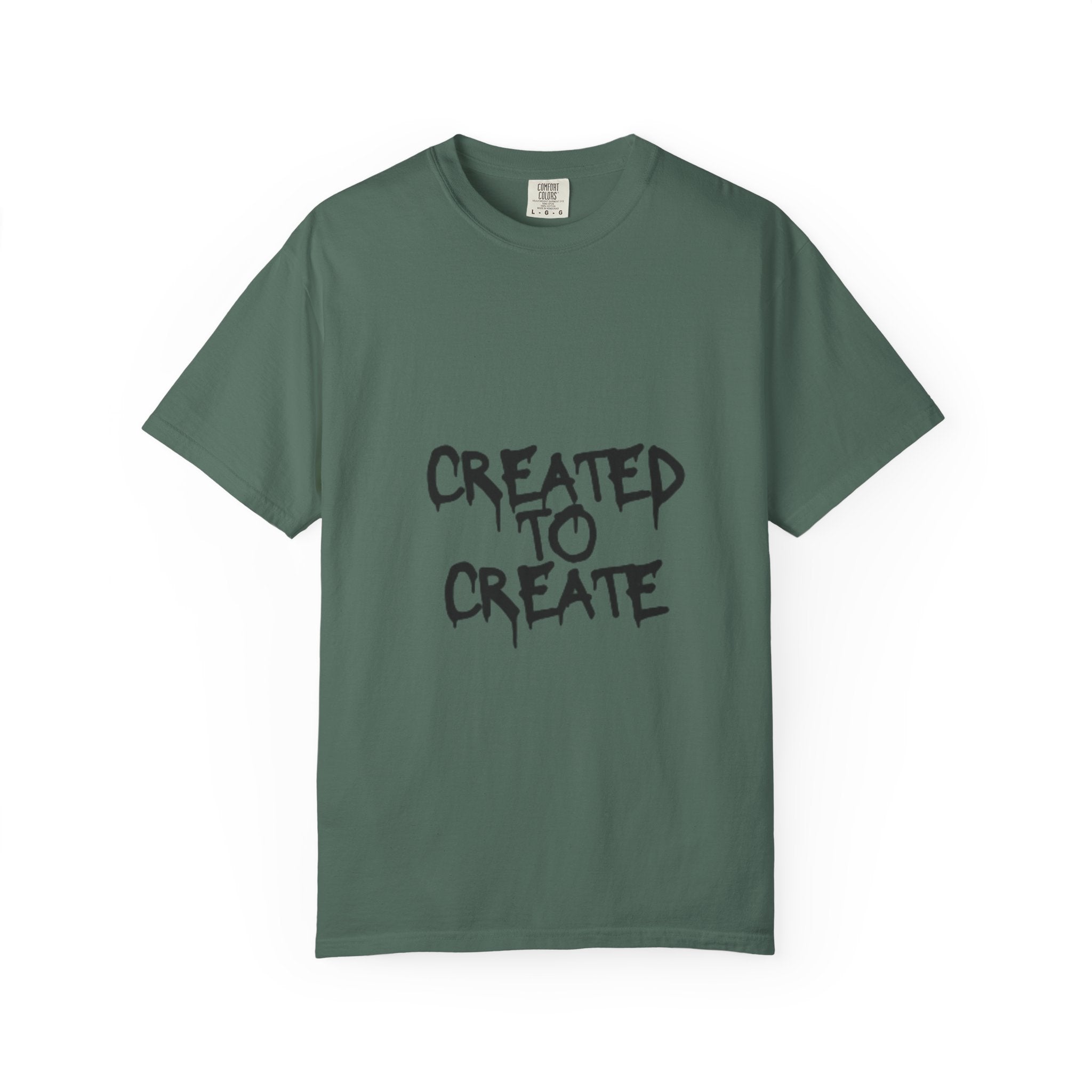 Created to Create T‑Shirt — Inspirational Graphic Tee for Artists & Creators