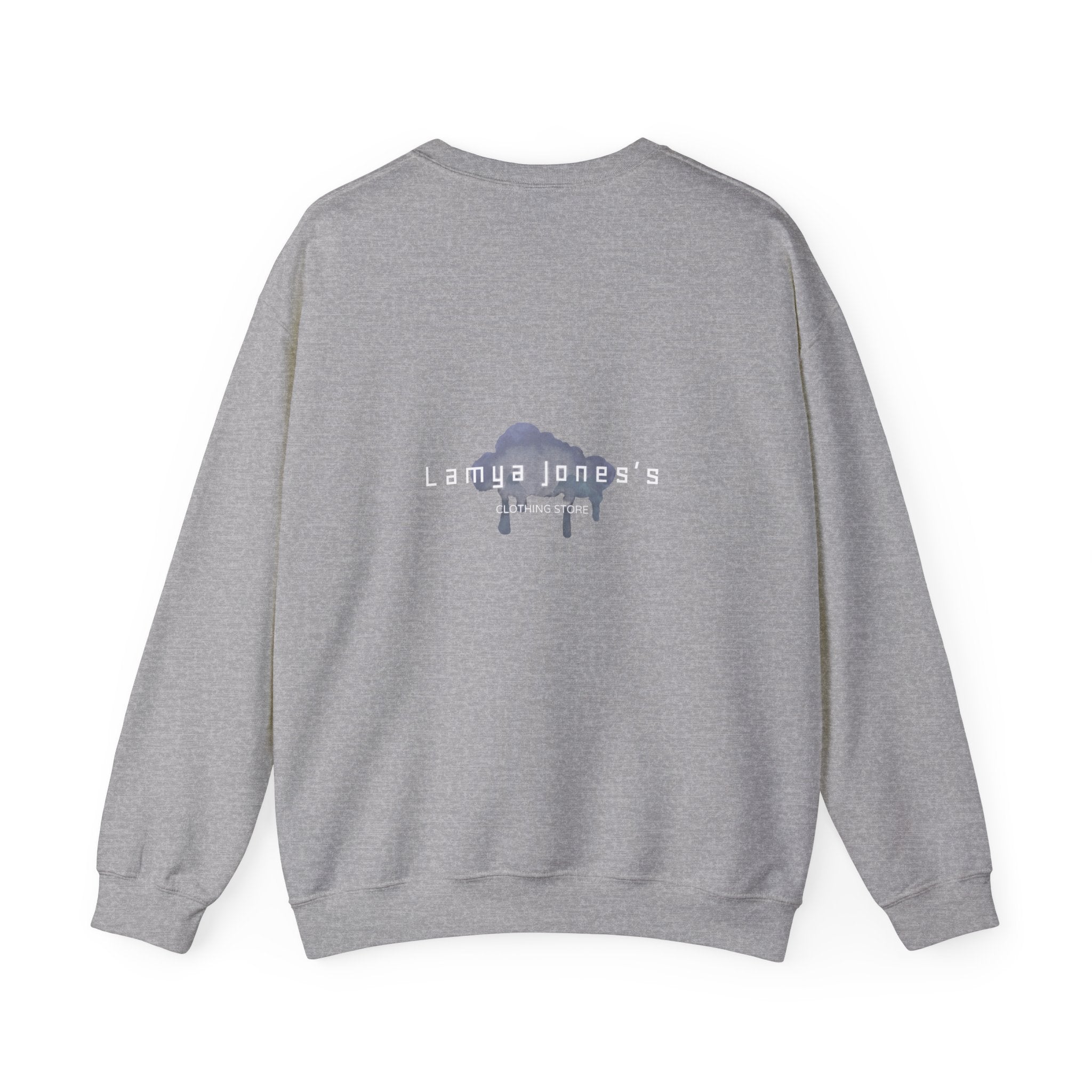 Crewneck Sweatshirt — "Created to Create" Graphic Crewneck for Artists & Creatives